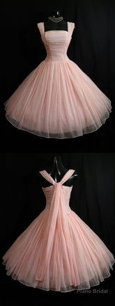 1950S Vintage Dress, Short Homecoming Dress, Pink Homecoming Dress, 2025 Party Dress